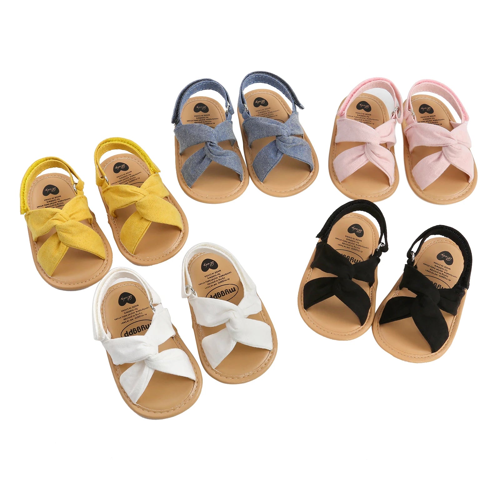 0-18M Newborn Baby Girls Summer Shoes Sandals First Walkers Newborn Shoes Casual Soft Sole Sandals Toddler Shoes